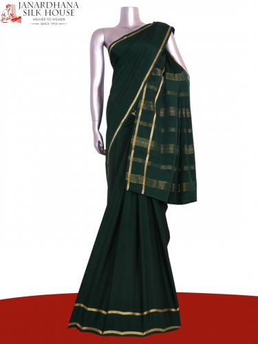 Pure Mysore Crepe Silk Saree